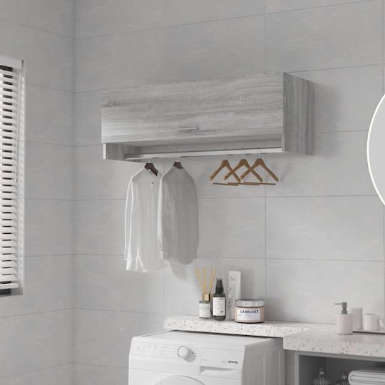 vidaXL Cabinet de baie L100xA32.5xÎ35cm Gri