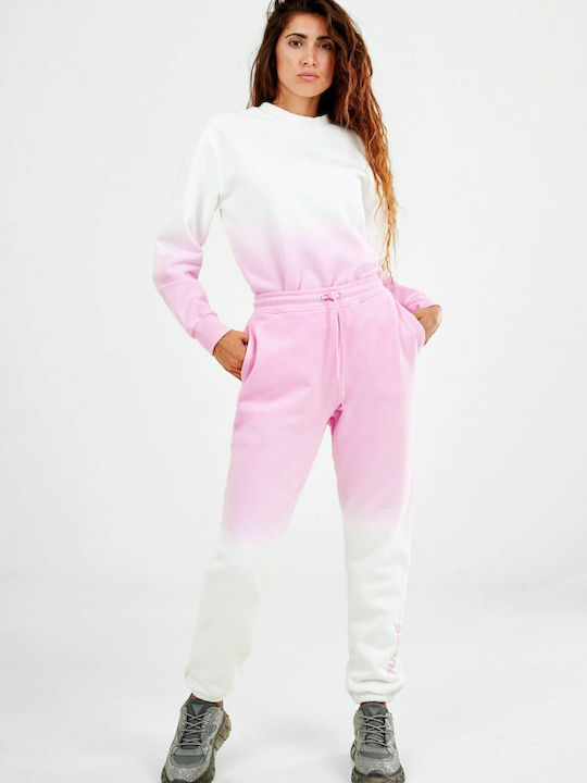 Anise High Waist Sweatpants Jogger Pink