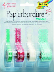 Folia Adhesive Decoration Tape Winter Borders 13806