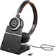 Jabra Evolve 65 SE MS Duo Безжични На ушите Мултимедийни слушалки с микрофон и връзка Bluetooth в Черен цвят