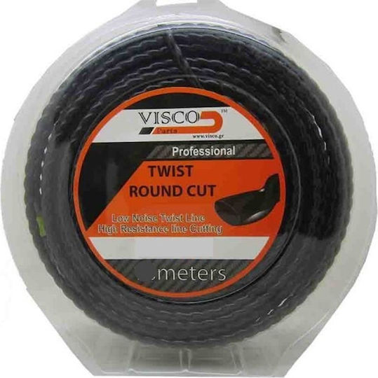 Visco Parts 4524 Μεσινέζα Οβάλ Στριφτή Μήκους 24m και Πάχους 4.5mm