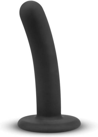 No Parts Logan Dildo with Base Dildo με Βεντούζα Black 13.5cm