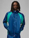 Essentials Winter Jacke Winddicht Blau
