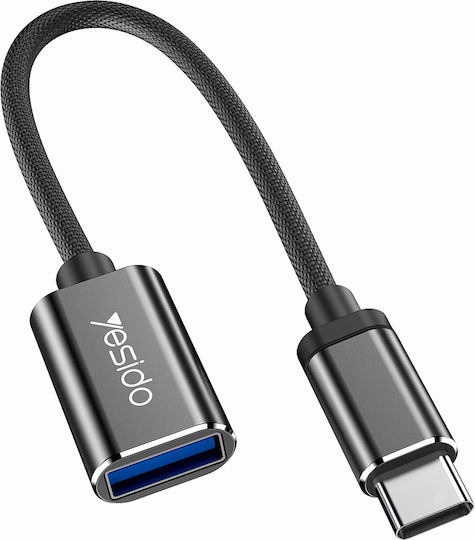 Yesido Μετατροπέας USB-C male σε USB-A female 1τμχ
