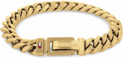 Tommy Hilfiger Men's Gold Plated Steel Chain Bracelet