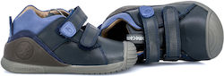 Biomecanics Kids Sneakers for Boys with Hoop & Loop Closure Blue