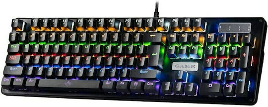 K30 Gaming Mechanical Keyboard with Custom Blue Switches and RGB Lighting English US