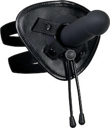 Evolved Novelties Heavenly Harness με Dildo 8.4cm και Δόνηση σε Μαύρο Χρώμα