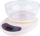 Aerbes Aerbes AB-J162 Ψηφιακή Ζυγαριά Κουζίνας με Κάδο έως 5kg Λευκή