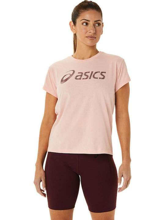 ASICS Big Logo Tee Iii Γυναικείο T-shirt Ροζ