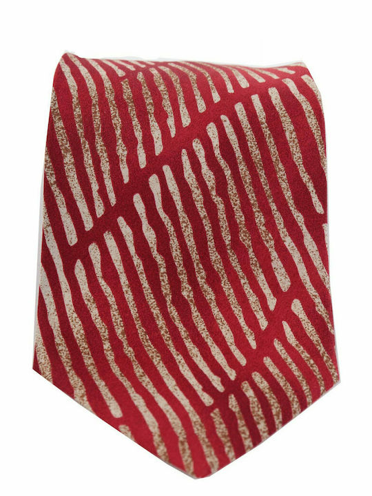 Giorgio Armani Ανδρική Γραβάτα Μεταξωτή Μονόχρωμη σε Κόκκινο Χρώμα