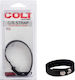 Colt Adjustable 3 Snap Leather Strap Black