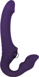 Evolved Novelties 2 Become 1 Strapless Strap On με Dildo με Δόνηση σε Μωβ Χρώμα
