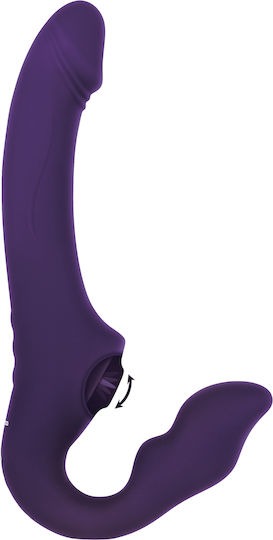 Evolved Novelties 2 Become 1 Strapless Strap On με Dildo με Δόνηση σε Μωβ Χρώμα