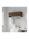 vidaXL Cabinet de baie L100xA32.5xÎ35cm Stejar