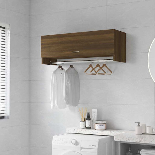 vidaXL Cabinet de baie L100xA32.5xÎ35cm Stejar