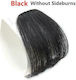 Infinitive Hairpieces with Clip in Black Color Glamza Hair Bangs Νο4