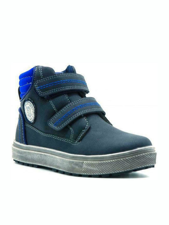 Enrico Coveri Παιδικά Sneakers High με Σκρατς για Αγόρι Navy Μπλε