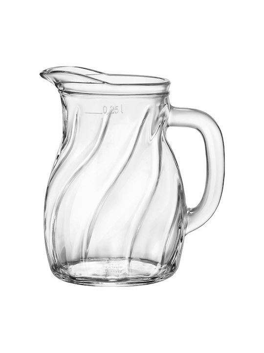 Bormioli Rocco Bistrot Twist Κανάτα Σερβιρίσματος Γυάλινη 250ml