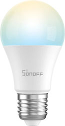 Sonoff Bec inteligent LED 9W pentru Soclu E27 și Formă A60 Alb reglabil 806lm Reglabil în intensitate