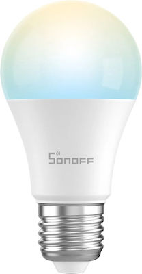 Sonoff Smart LED-Lampe 9W für Fassung E27 und Form A60 Einstellbar Weiß 806lm Dimmbar