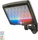 Pals XG-T31 Στεγανός Ηλιακός Προβολέας LED 50W RGB με Αισθητήρα Κίνησης και Τηλεχειριστήριο IP65
