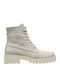 Damen Knöchelstiefel Beige