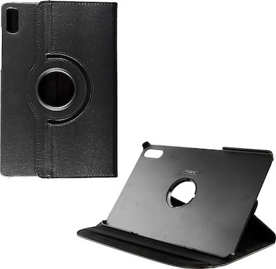 Volte-Tel Rotating Stand Flip Cover Δερμάτινο Μαύρο (Lenovo Tab P11)