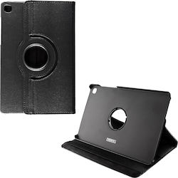 Volte-Tel Rotating Stand Flip Cover Piele Rotativă Negru (Galaxy Tab A7 Lite) 8320804