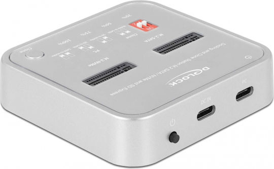 DeLock Hard Drive Docking Station PCIe/SATA M.2(2280)" with Connection USB-C (64138)