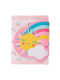 Stephen Joseph Rainbow Kids' Wallet Coin with Hoop & Loop Closure for Girl Pink SJ520118A