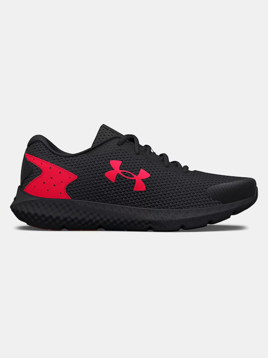 Under Armour Charged Rogue 3 Reflect Ανδρικά Αθλητικά Παπούτσια Running Μαύρα