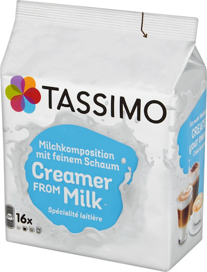 Tassimo Capsule Creamer From Milk Smântână din lapte Compatibile cu Mașina Tassimo 16capace