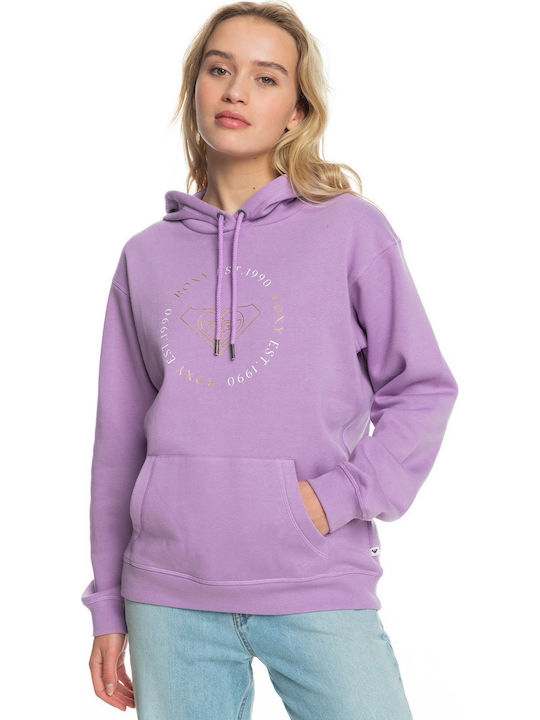 Surf Stoked Women's Sweatshirt Hooded Purple