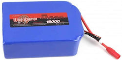 Wild Scorpion Μπαταρία Li-Po 22.2V 16000mAh για Τηλεκατευθυνόμενο Wild Scorpion Μπαταρία Li-Po 22.2V 16000mAh για Τηλεκατευθυνόμενο
