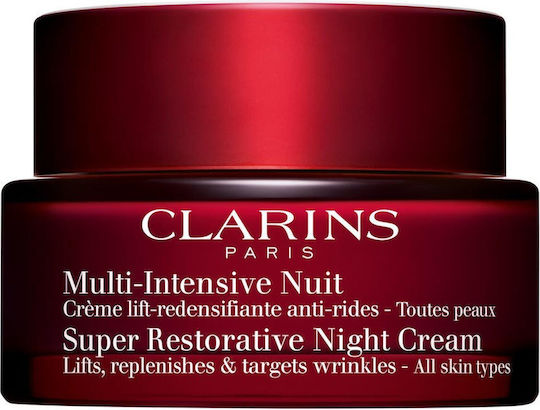 Clarins Супер Възстановяващ Нощен Крем за Лице за Хидратация и Против Стареене 50мл
