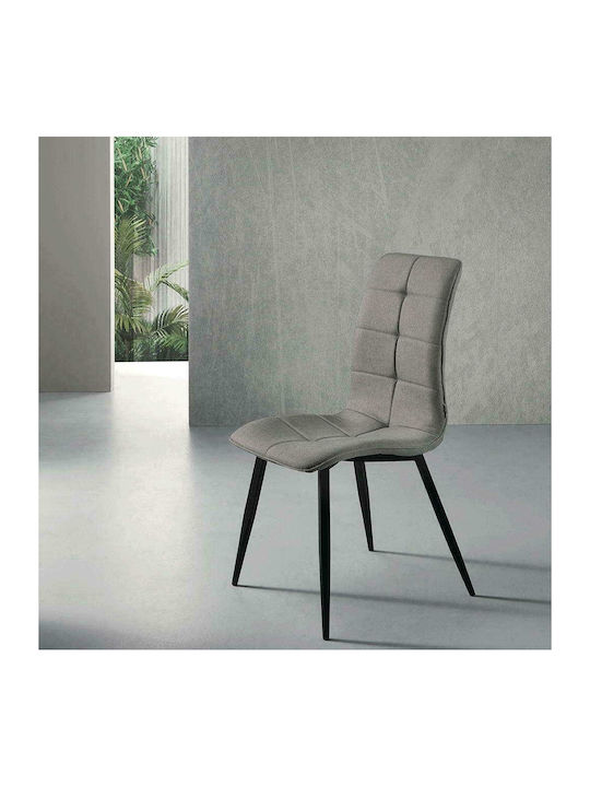 Chair Linfa 43x58x96cm Grey-Black Capodarte