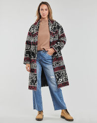 Desigual Women's Midi Coat with Buttons