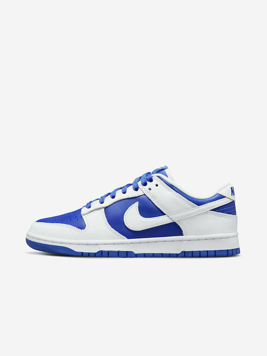 Nike Dunk Low Ανδρικά Sneakers Racer Blue / White