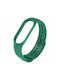 Hurtel Replacement Λουράκι Σιλικόνης Dark Green (Smart Band 7)