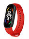 M7 Activity Tracker with Heart Rate Monitor Red