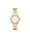 Michael Kors Lennox Uhr mit Gold Metallarmband