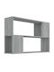 Bookcase Grey Sonoma 100x24x63cm