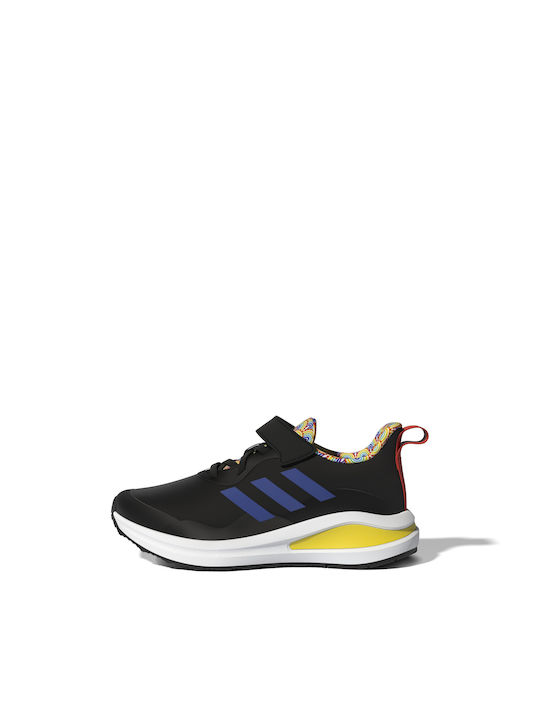 Adidas Αθλητικά Παιδικά Παπούτσια Running FortaRun EL K Core Black / Royal Blue / Impact Yellow