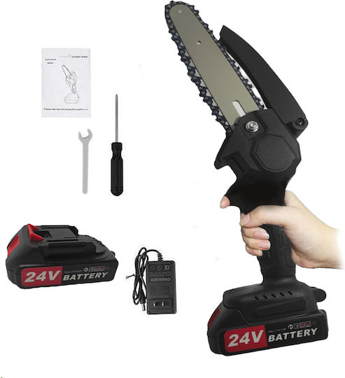 Pruning Battery Chainsaw 24V 1.6kg with Blade 13cm