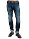 Simon Men's Jeans Pants with Slim Fit Blue