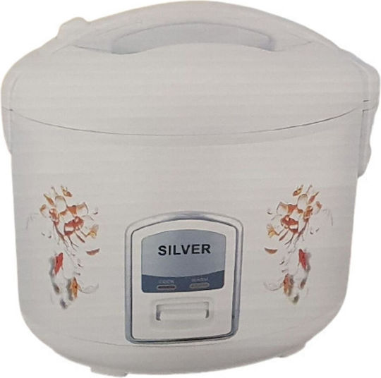 Silver Rice Cooker 900W με Χωρητικότητα 5lt