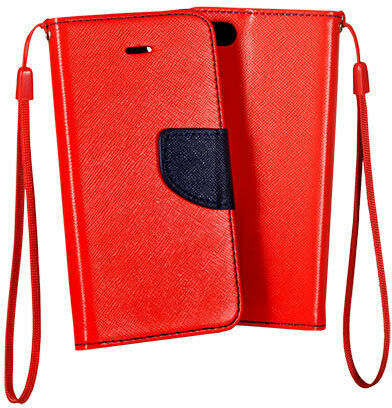 Tel1 Fancy Wallet Synthetic Leather Red / Navy Blue (Galaxy A53)