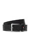 Denton Men's Belt from Artificial Leather Black