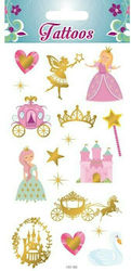 Global Gift Prinzessin Kinder Tattoos Princesses